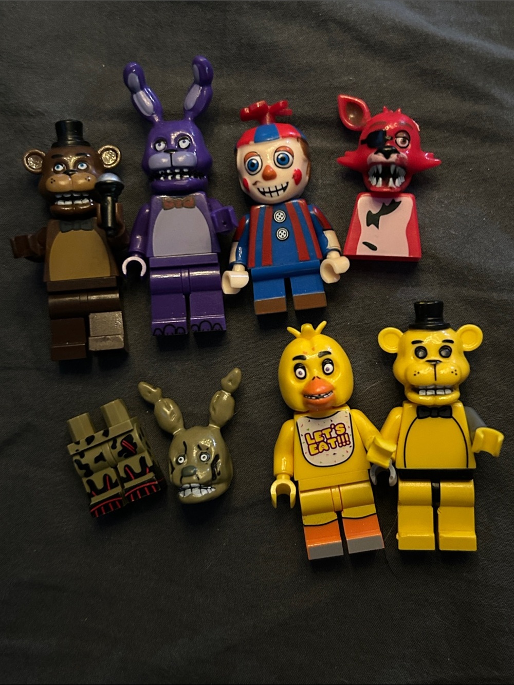 Five Nights at Freddy’s Lego compatible figures, as is